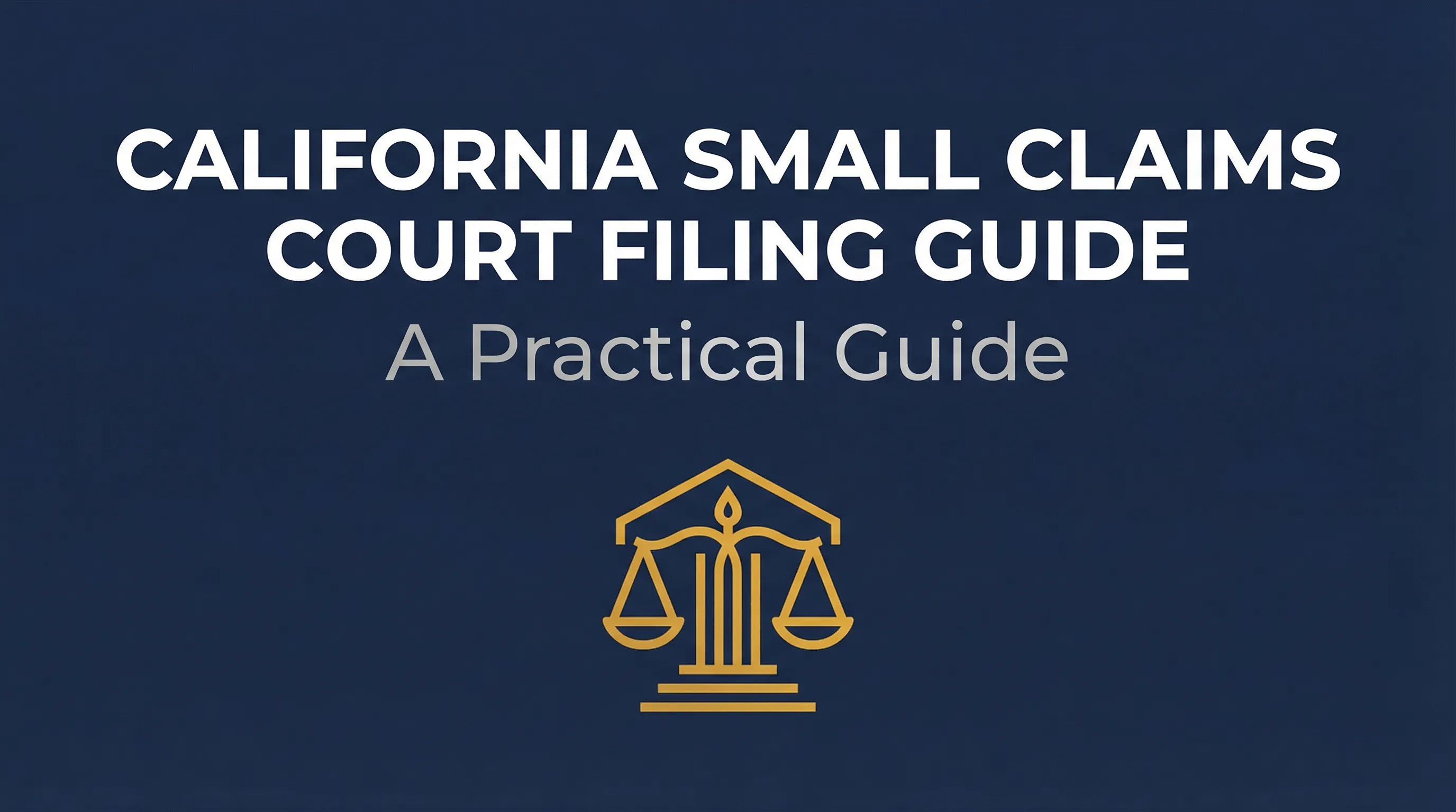 California Small Claims Court Filing Guide — File, Serve, Win, Collect