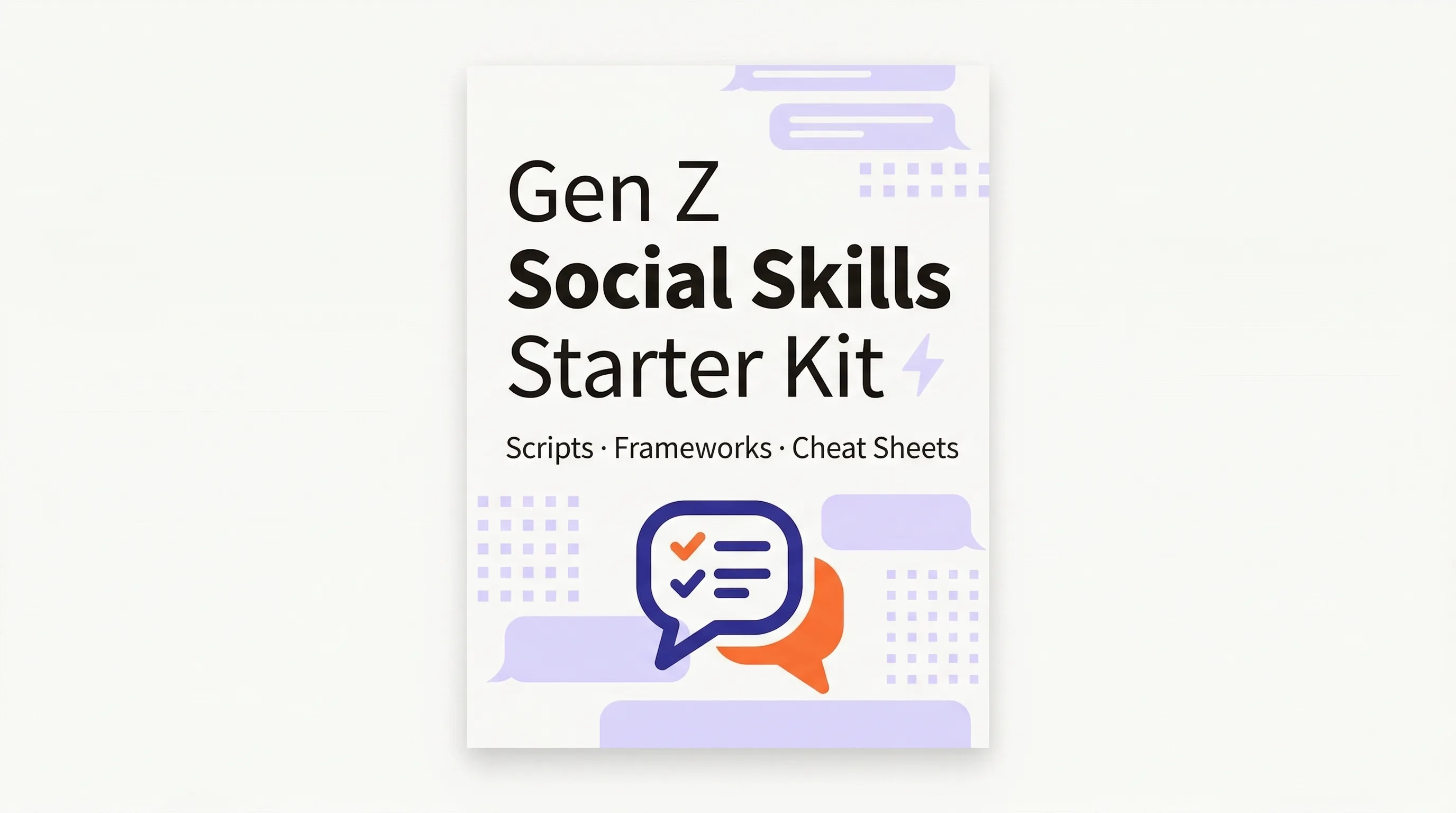 Gen Z Social Skills Starter Kit — Scripts for Work, Interviews, and Real Life